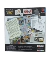 Murder Mystery Party Case Files Puzzles - The Art of Murder: 1000 Pcs Multi