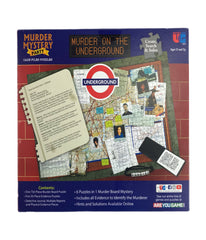 Murder Mystery Party Case Files Puzzles - Murder on the Underground: 1000 Pcs Multi