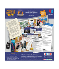 Murder Mystery Party Case Files Puzzles - Passport to Murder: 1000 Pcs Multi