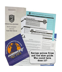 Murder Mystery Party Case Files Puzzles - Passport to Murder: 1000 Pcs Multi