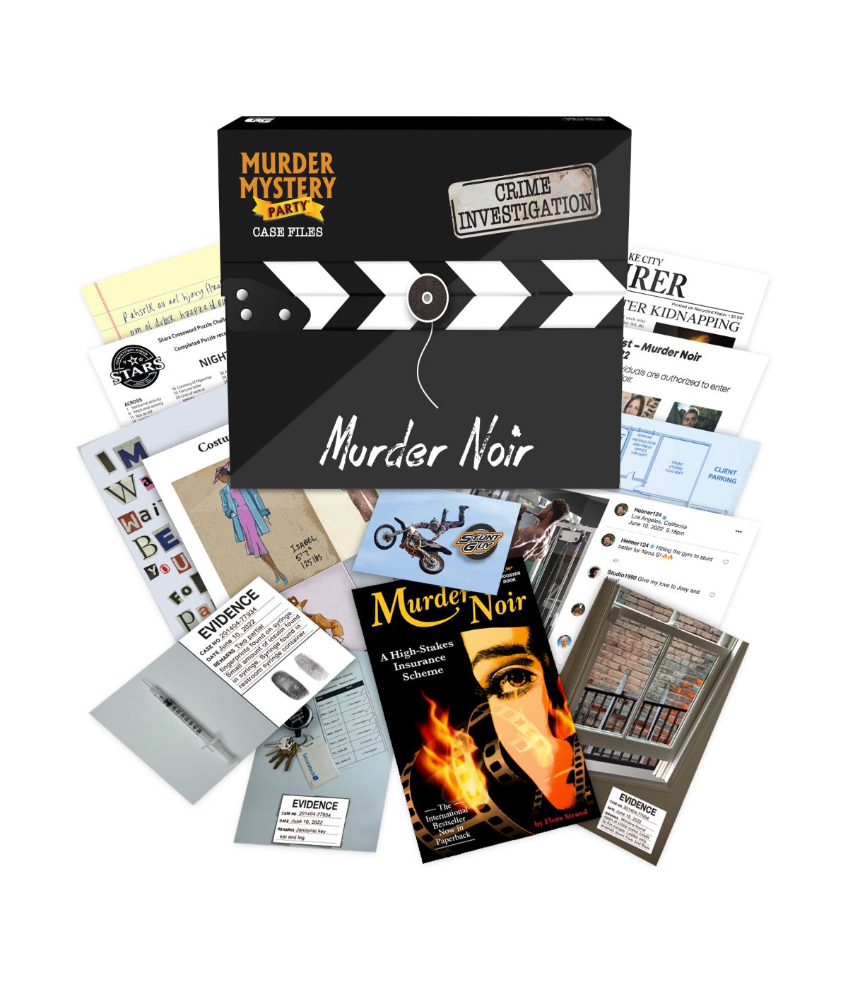  Murder Mystery Party Case Files: Murder Noir Multi - Multi - Bonton