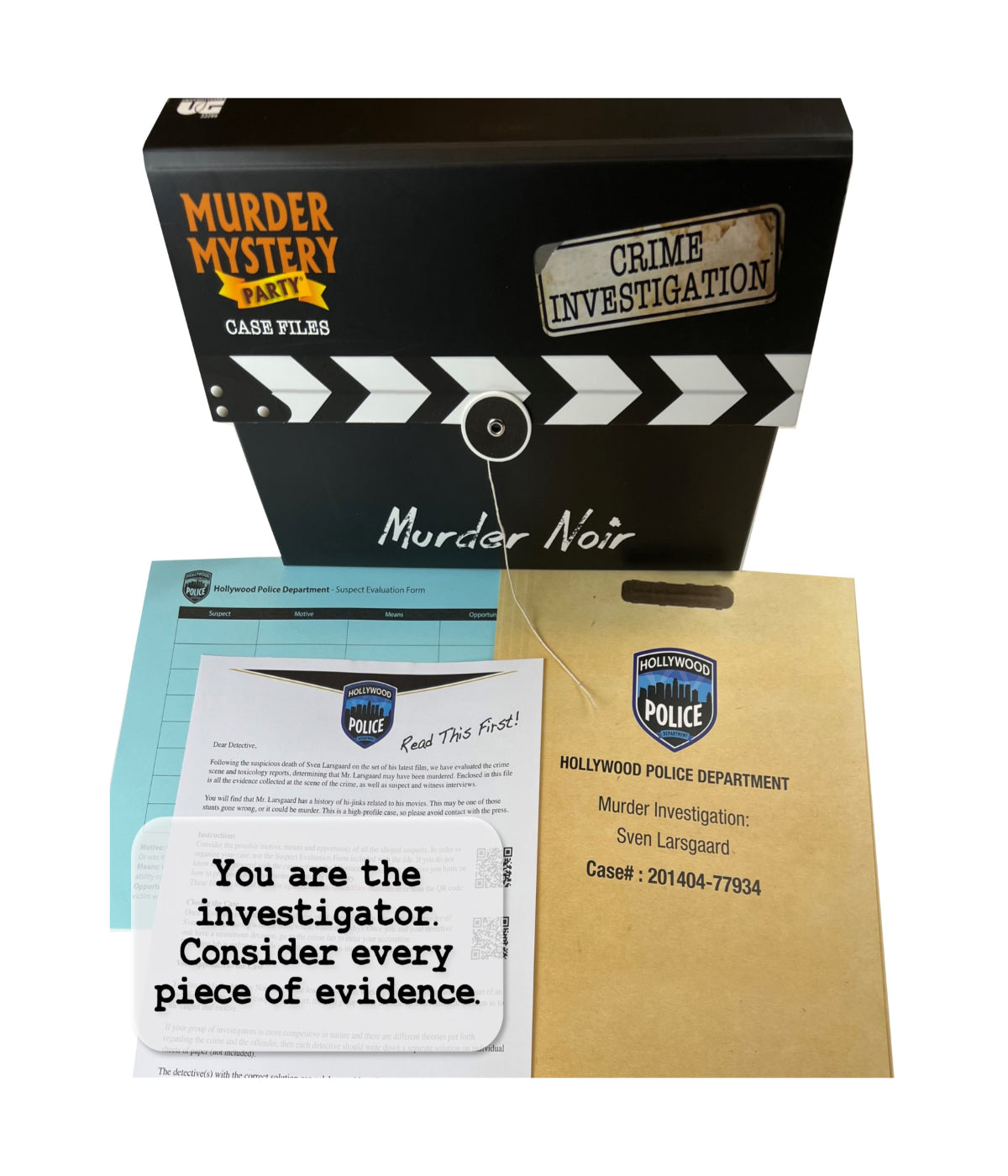  Murder Mystery Party Case Files: Murder Noir Multi - Multi - Bonton