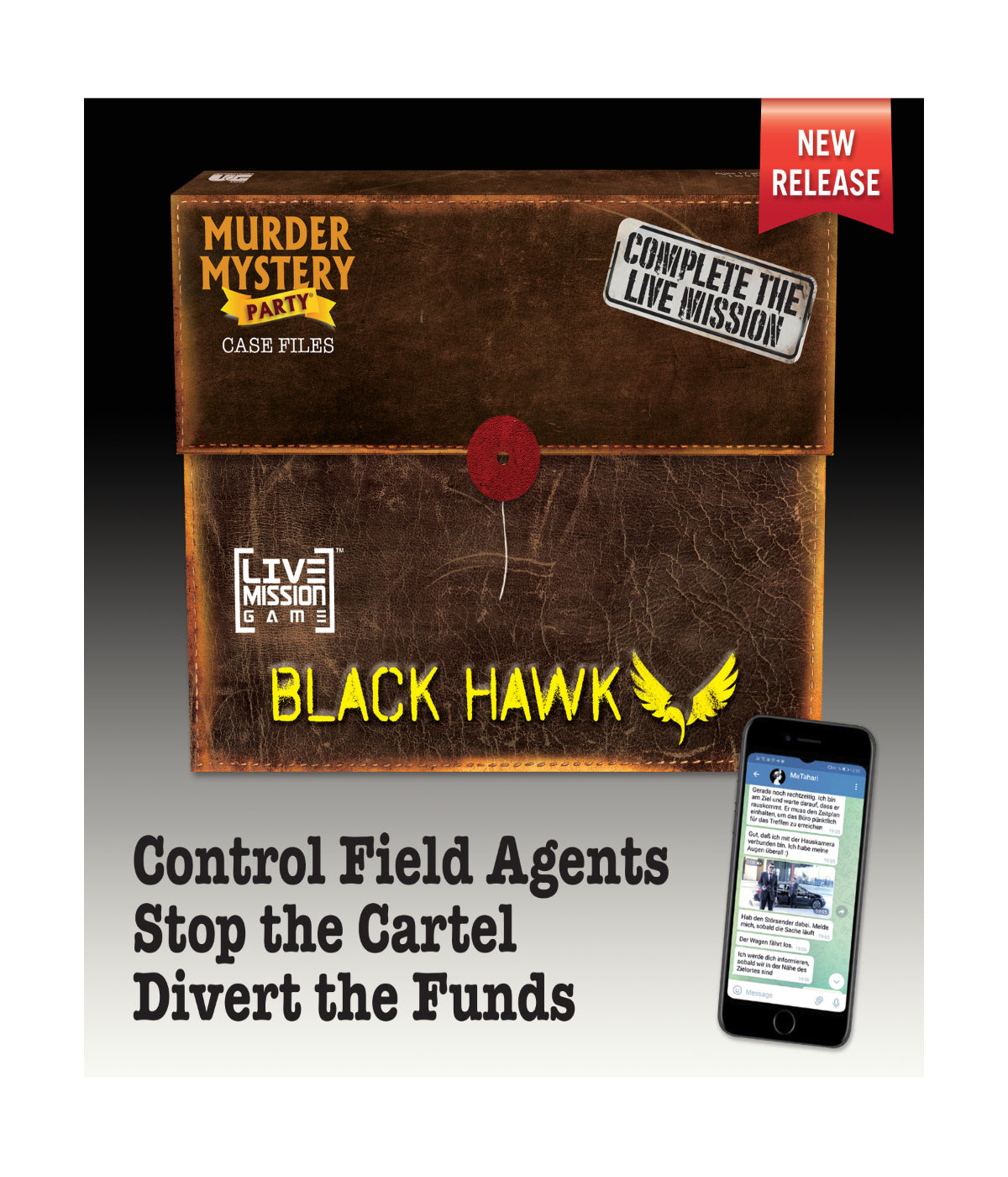  Murder Mystery Party Case Files: Black Hawk Live Mission Game Multi - Multi - Bonton