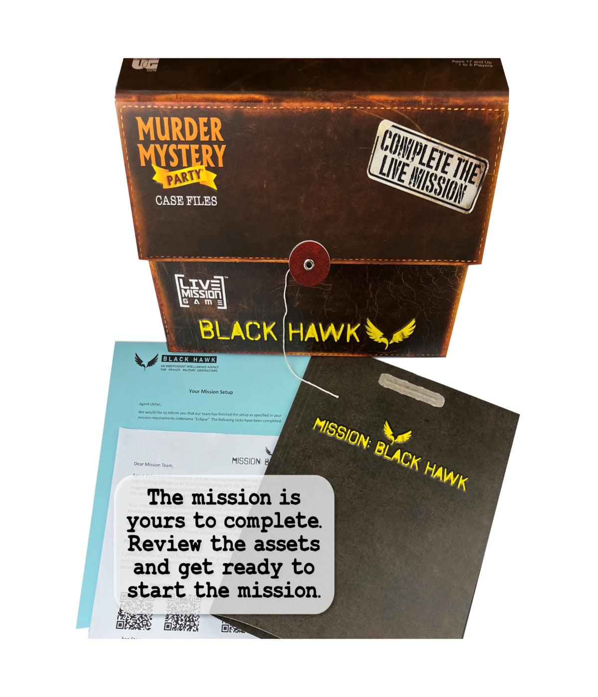  Murder Mystery Party Case Files: Black Hawk Live Mission Game Multi - Multi - Bonton