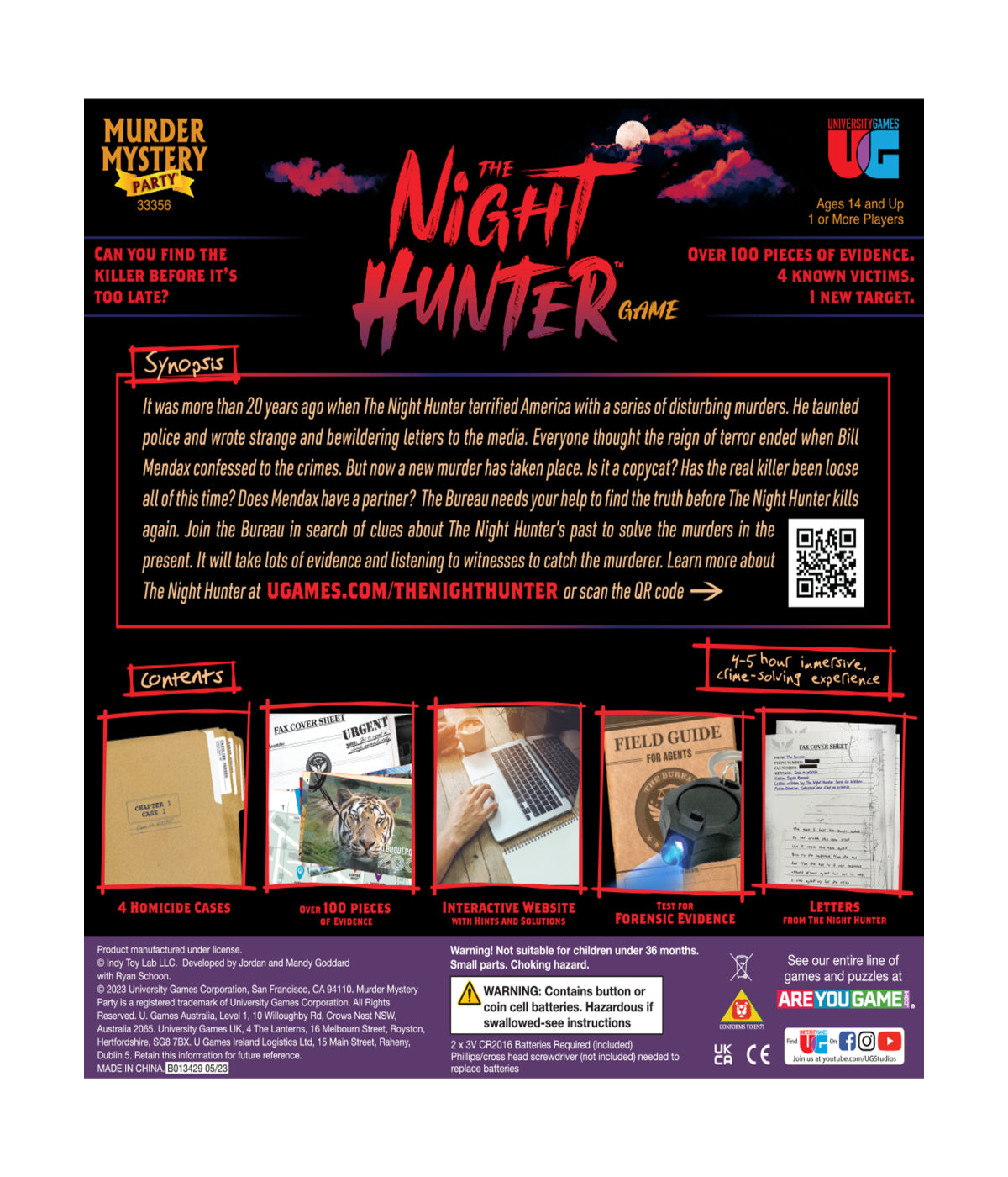  Murder Mystery Party - The Night Hunter Game Multi - Multi - Bonton