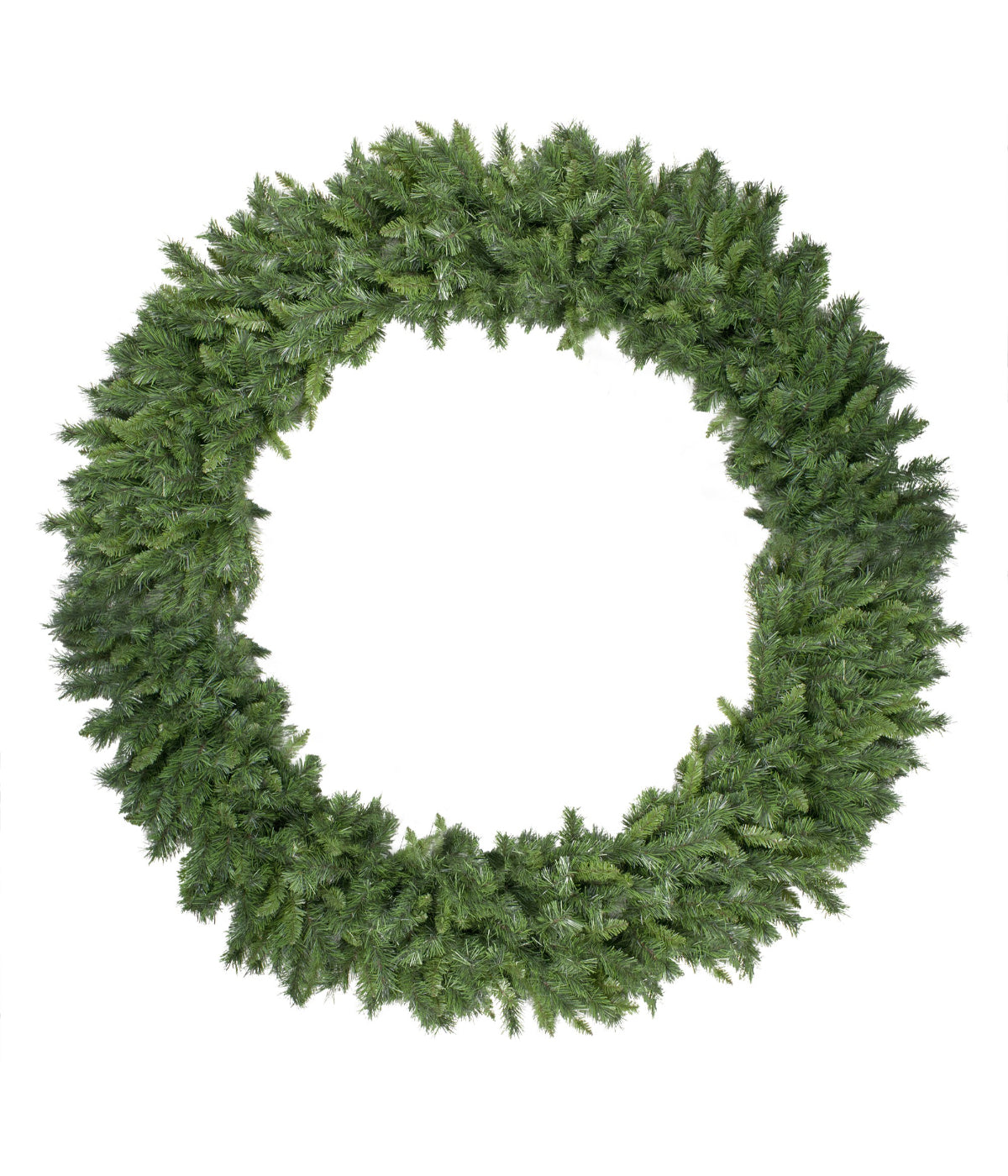 Green Lush Mixed Pine Artificial Christmas Wreath, 72"