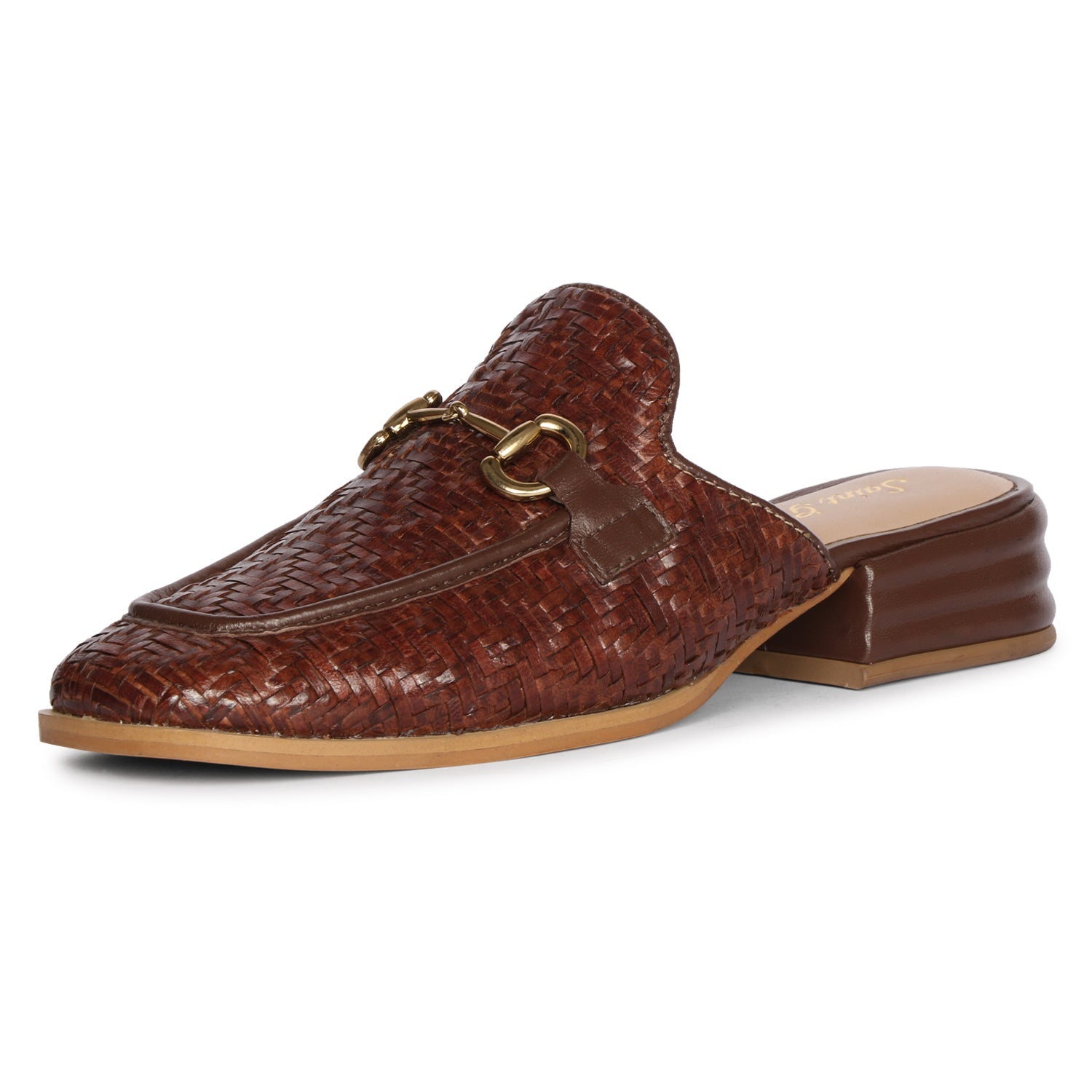 Saint G Izaan - Heeled Mule - Mahogany - Bonton