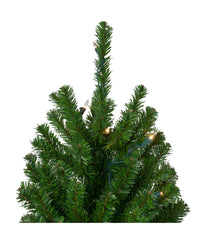 Slim Alpine Artificial Pre-Lit Christmas Trees Set of 3, 6'