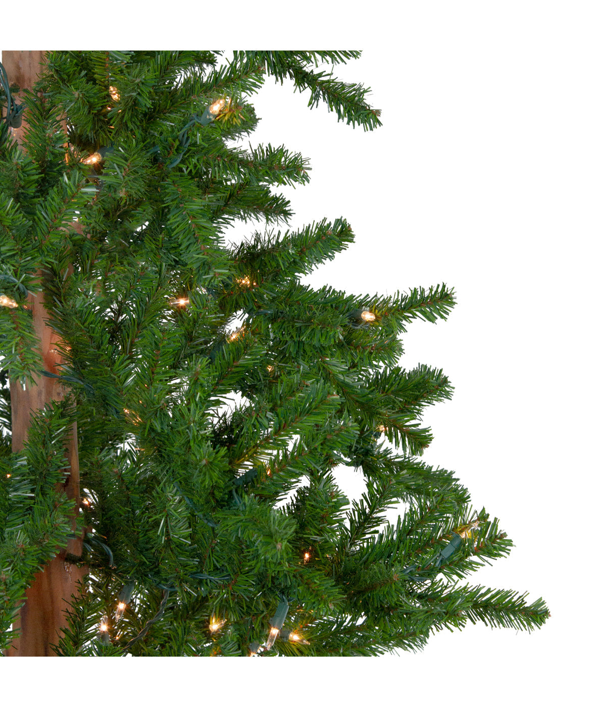  NorthLight Slim Alpine Artificial Pre-Lit Christmas Trees Set of 3, 6' - Green - Bonton