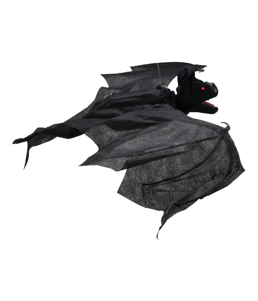 Spooky Bat Hanging Animated Halloween Decoration