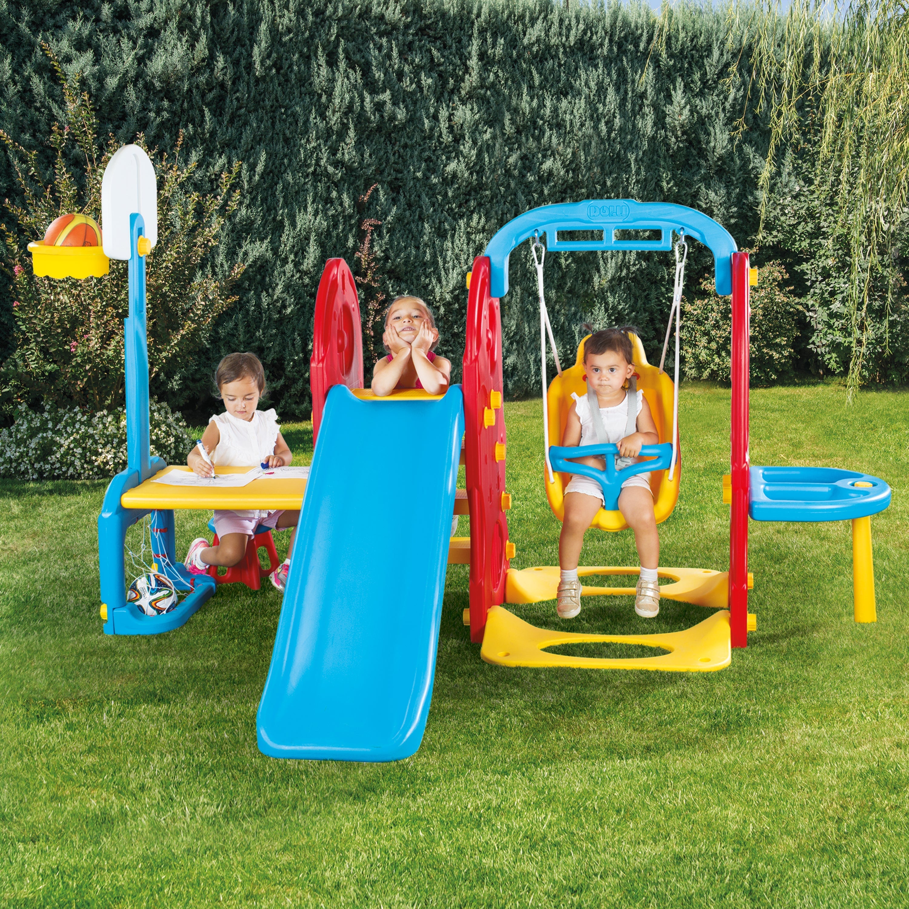 Dolu Toys - 7-In-1 Backyard Playground