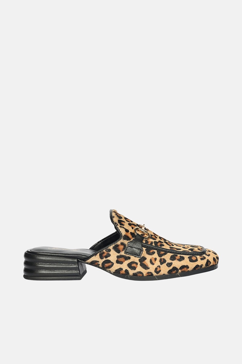  Saint G Savannah Calf - Heeled Mule - Leo - Bonton
