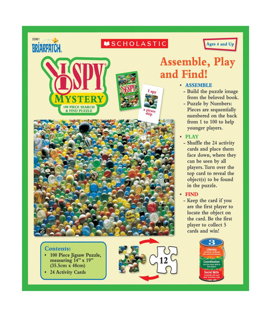 I Spy Mystery Search & Find Puzzle: 100 Pcs Multi