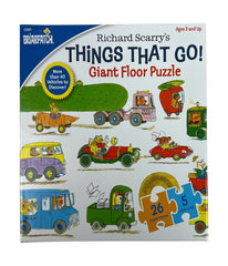 Richard Scarry's Things That Go! Giant Floor Puzzle: 26 Pcs Multi