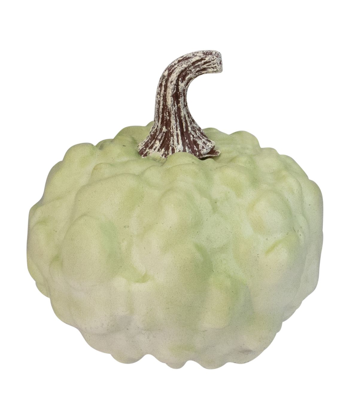  Green Textured Pumpkin Fall Harvest Table Top Decoration Green - Green - Bonton