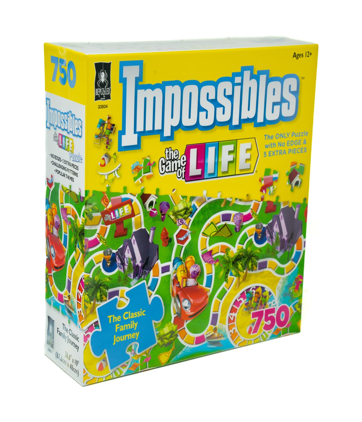  Impossibles Puzzle - Hasbro The Game of Life: 750 Pcs Multi - Multi - Bonton