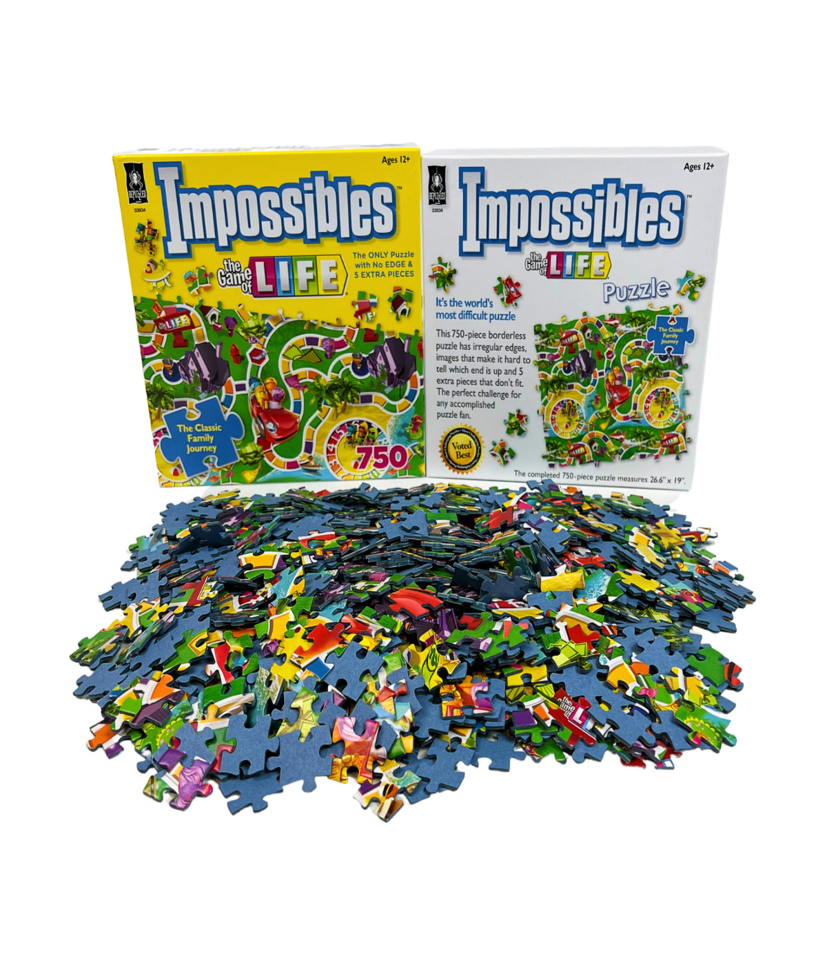  Impossibles Puzzle - Hasbro The Game of Life: 750 Pcs Multi - Multi - Bonton