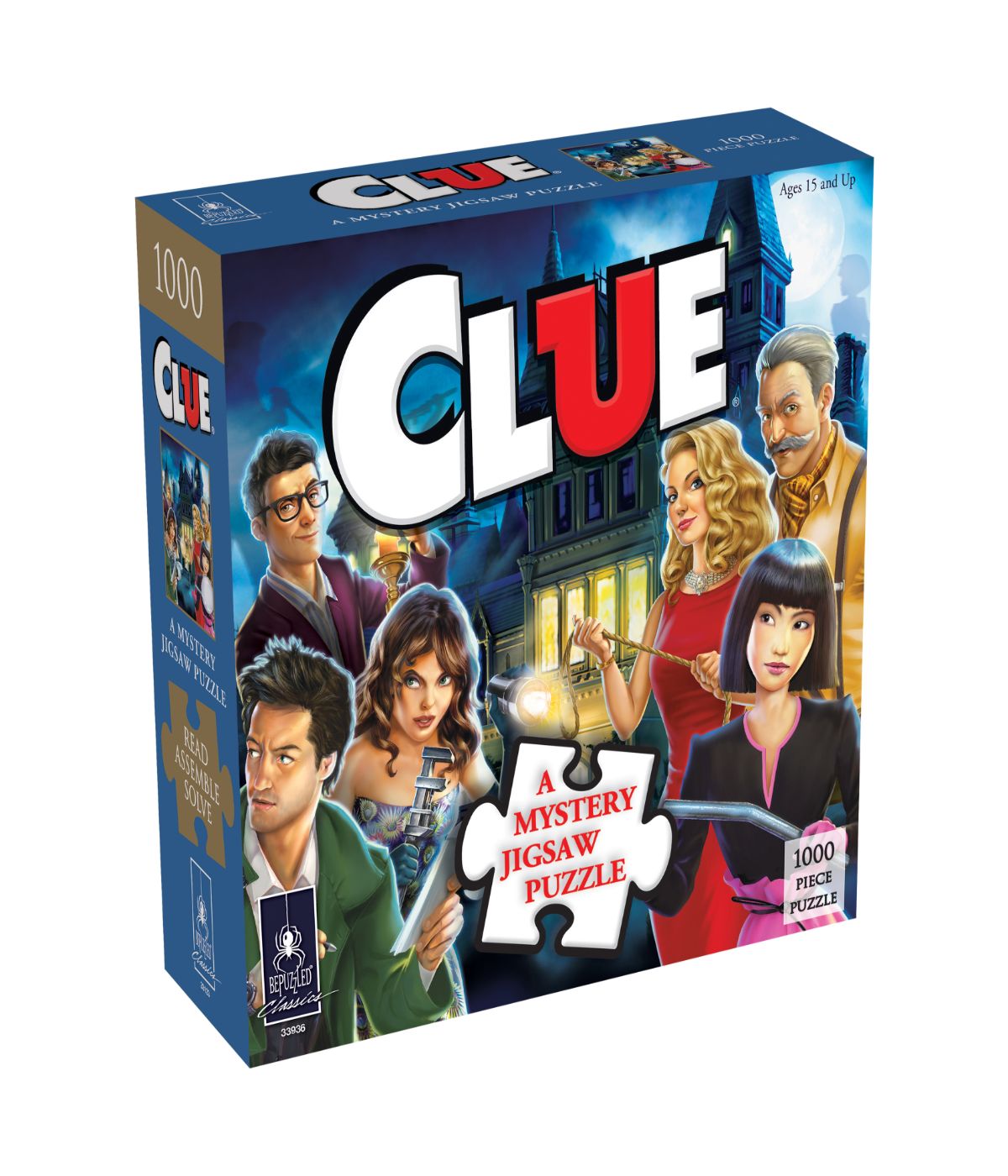  Clue - A Mystery Jigsaw Puzzle: 1000 Pcs Multi - Multi - Bonton