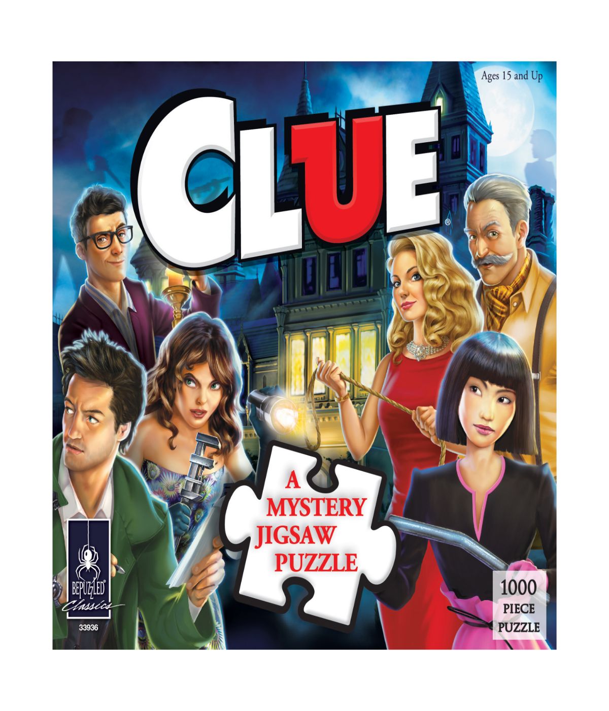  Clue - A Mystery Jigsaw Puzzle: 1000 Pcs Multi - Multi - Bonton