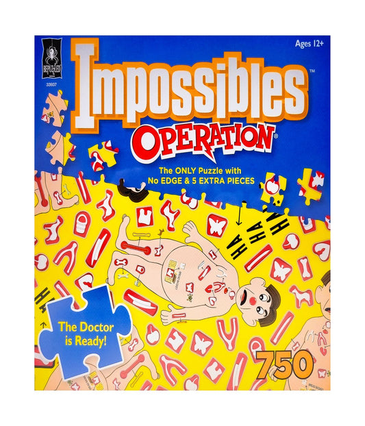 Impossibles Puzzle - Hasbro Operation: 750 Pcs Multi