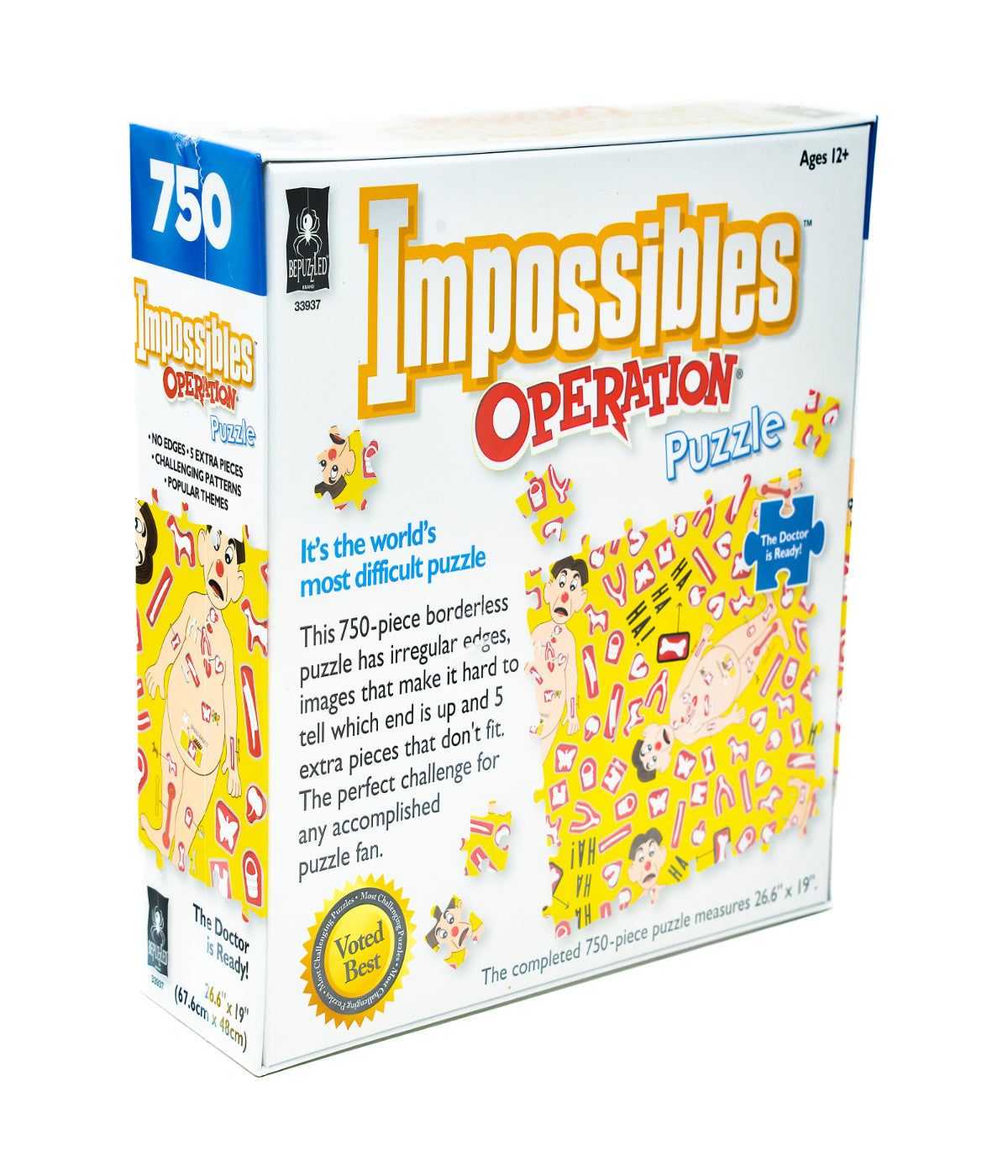  Impossibles Puzzle - Hasbro Operation: 750 Pcs Multi - Multi - Bonton