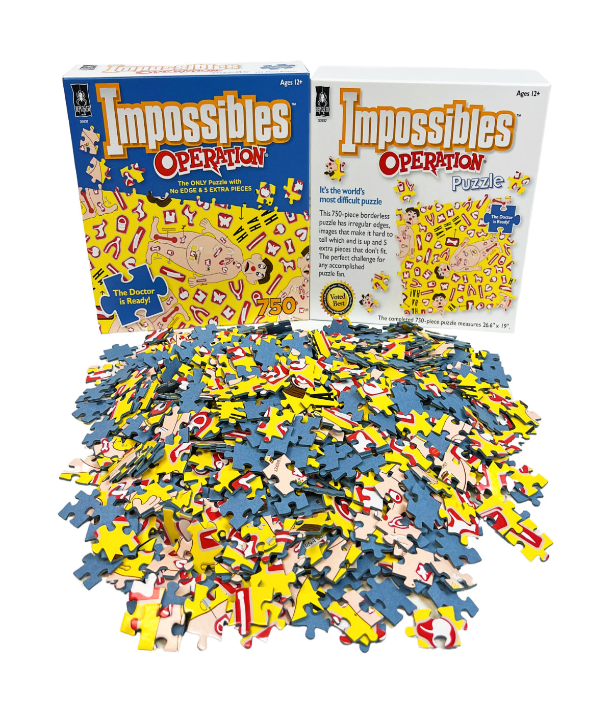  Impossibles Puzzle - Hasbro Operation: 750 Pcs Multi - Multi - Bonton