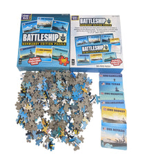 Collage World Puzzle - Battleship Normandy Edition Puzzle: 500 Pcs Multi