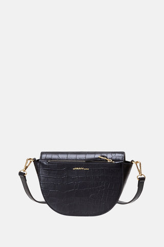Oryany - Lottie Croco Crossbody Small Handbags - Black / One Size