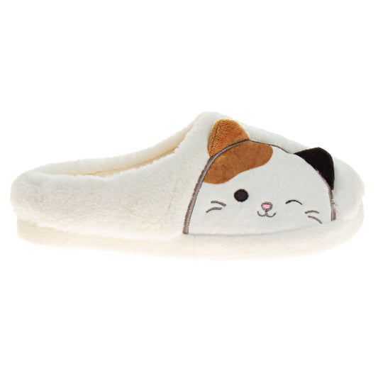 Squishmallows Cameron the Cat Girls' House Slippers, Plushy and Comfy!