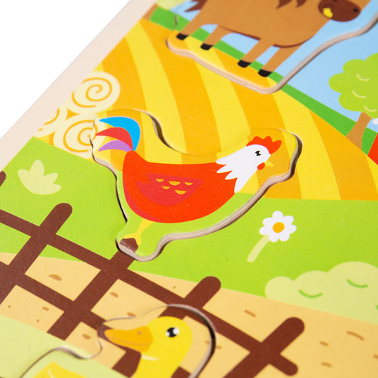 Sound Puzzles - Farm by Bigjigs Toys US