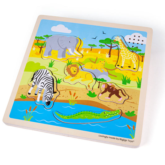 Sound Puzzles - Safari by Bigjigs Toys US