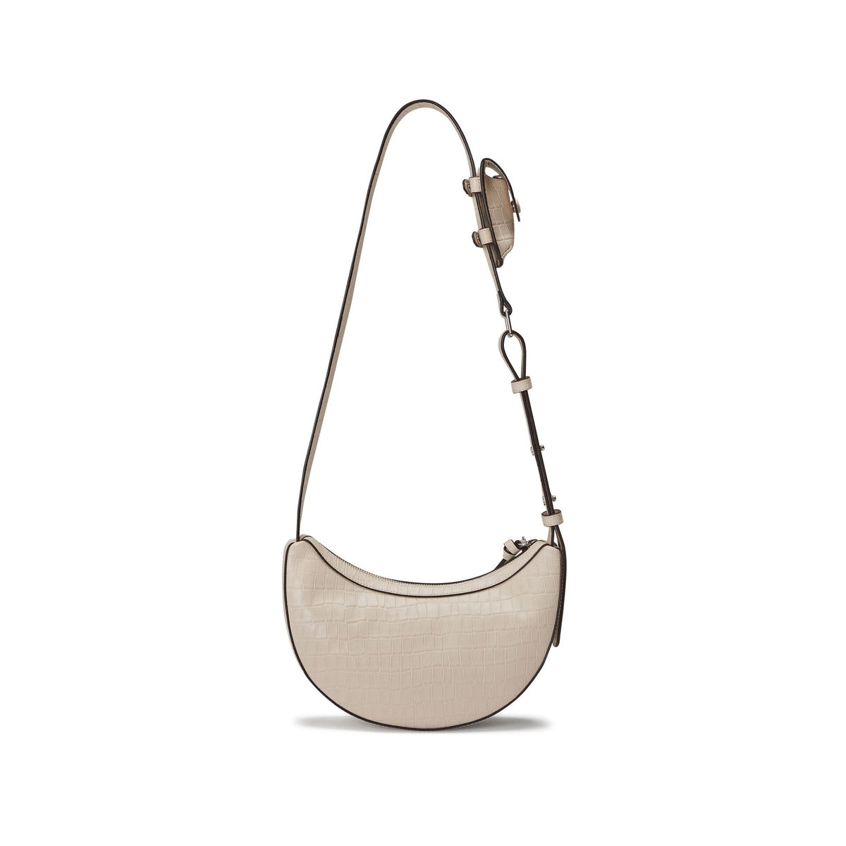  Oryany Rookie Croco  - Classic Medium Crossbody - Leaf Olive - Bonton