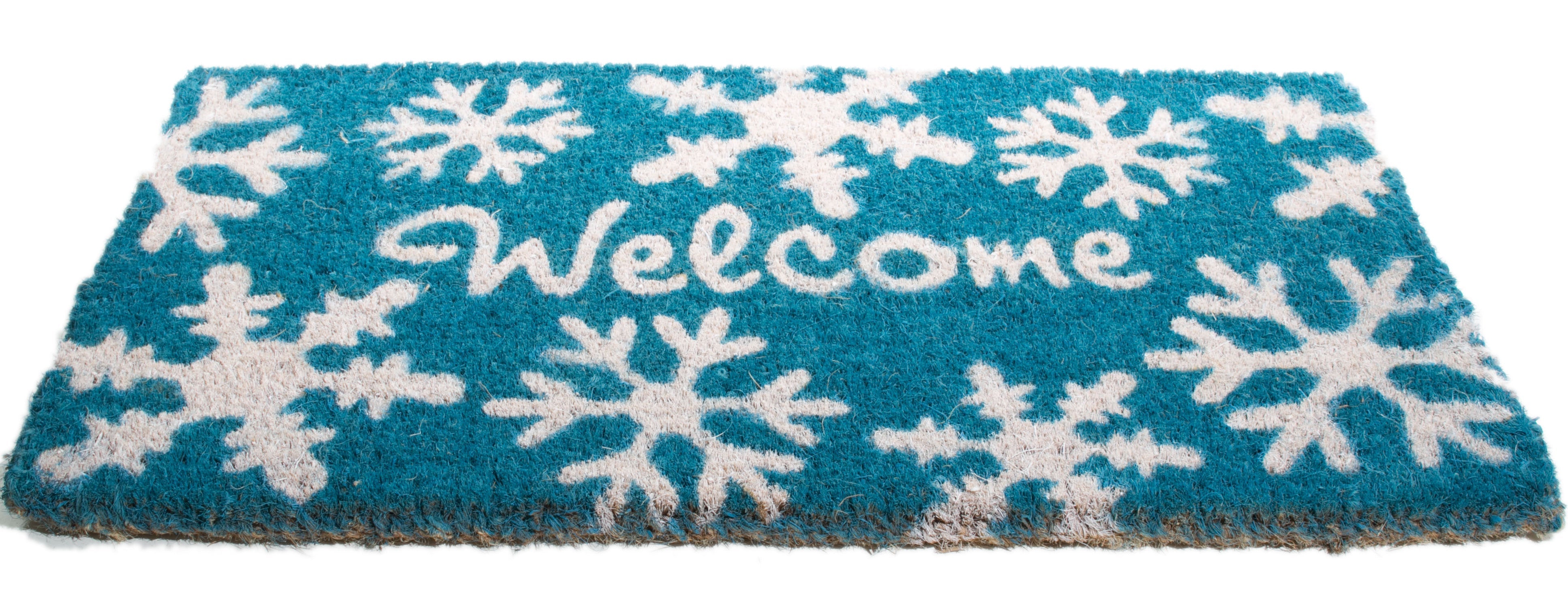  Imports Decor Welcome Snow Flakes Doormat - N/A - Bonton