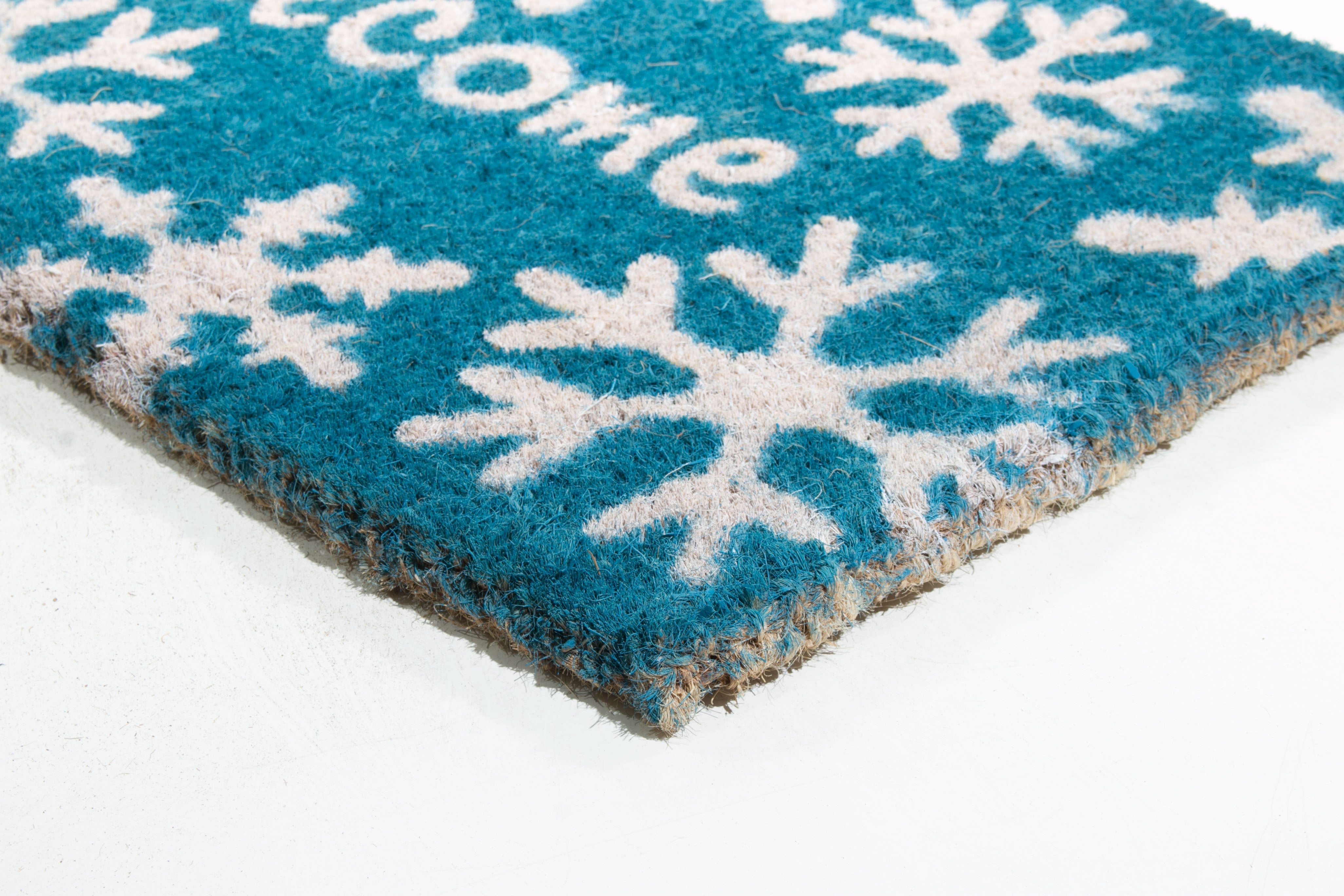  Imports Decor Welcome Snow Flakes Doormat - N/A - Bonton