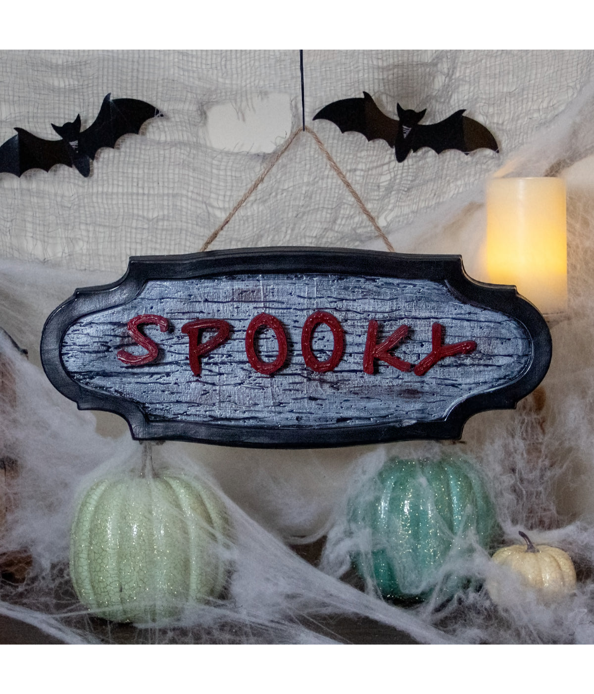 Spooky' Animated Halloween Sign