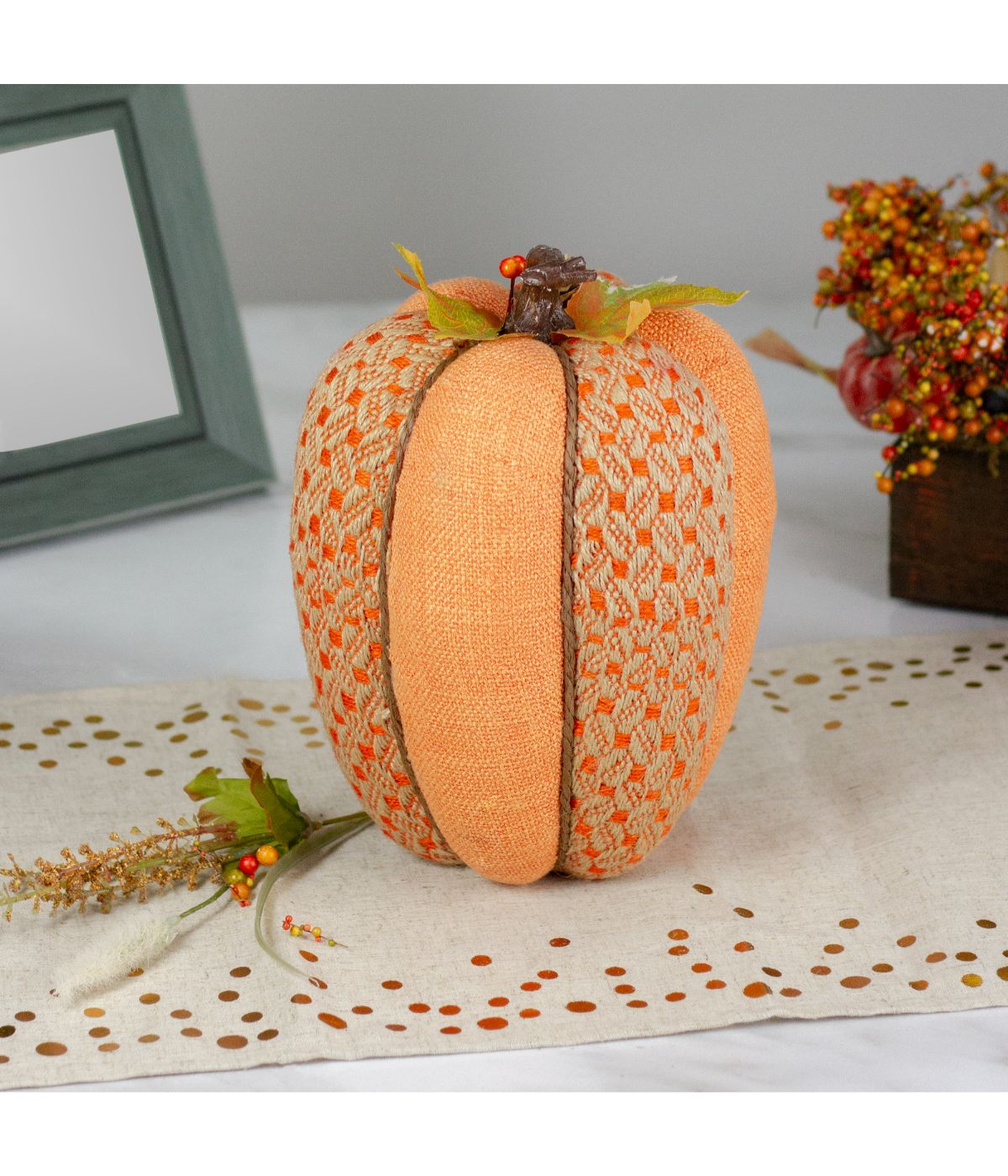  Orange Autumn Harvest Thanksgiving Pumpkin Set - Orange - Bonton