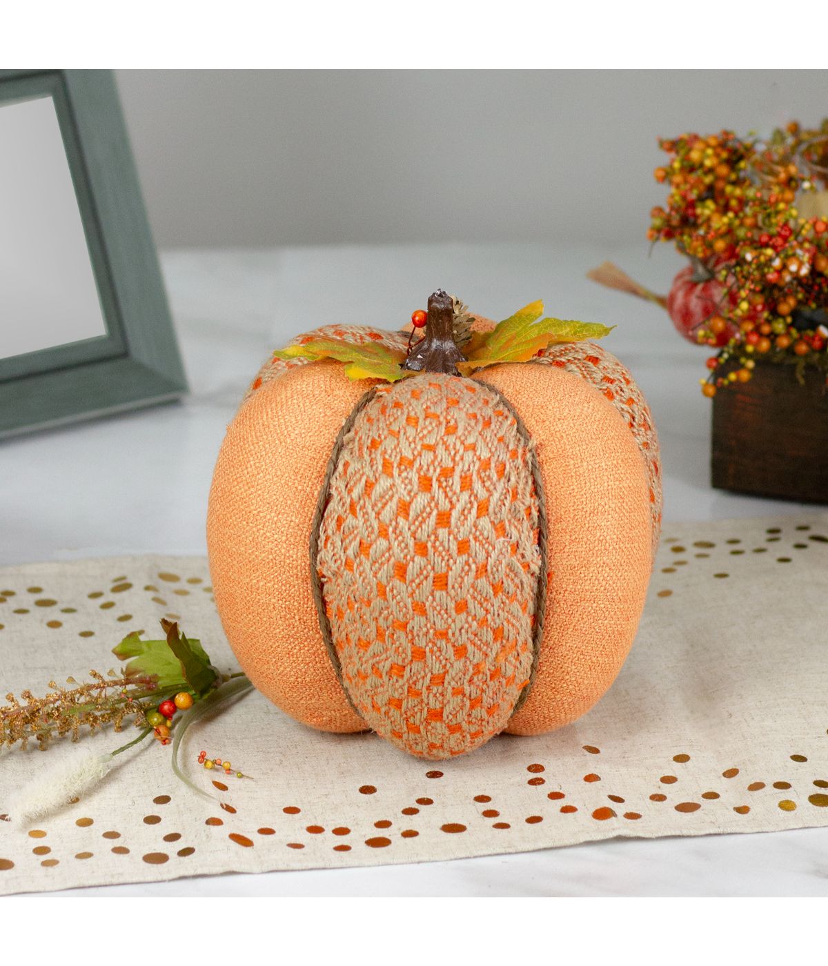  Orange Autumn Harvest Thanksgiving Pumpkin Set - Orange - Bonton