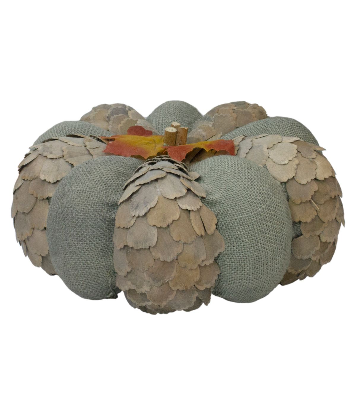  Autumn Harvest Tabletop Pumpkin Green - Green - Bonton