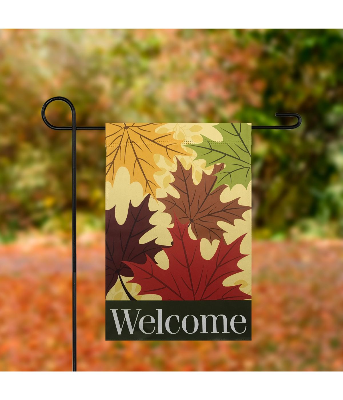  NorthLight Welcome Autumn Harvest Outdoor Garden Flag Beige - Beige - Bonton