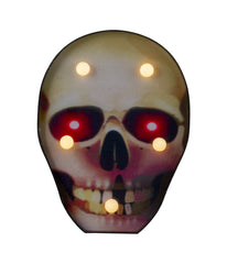 Lighted Skull Halloween Decoration