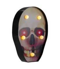 Lighted Skull Halloween Decoration