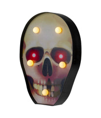 Lighted Skull Halloween Decoration