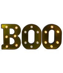 Lighted "BOO" Halloween Marquee Sign