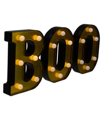 Lighted "BOO" Halloween Marquee Sign