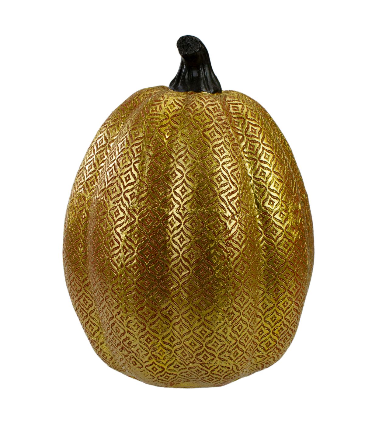  Textured Greek Key Pumpkin Fall Decoration Multi - Multi - Bonton