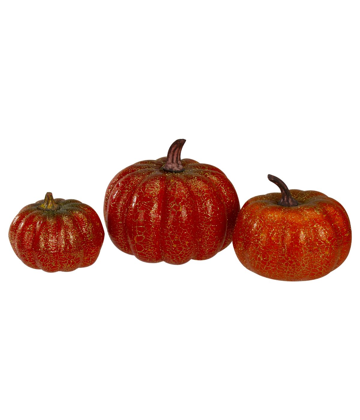  Artificial Fall Harvest Pumpkins Decorations Orange - Orange - Bonton