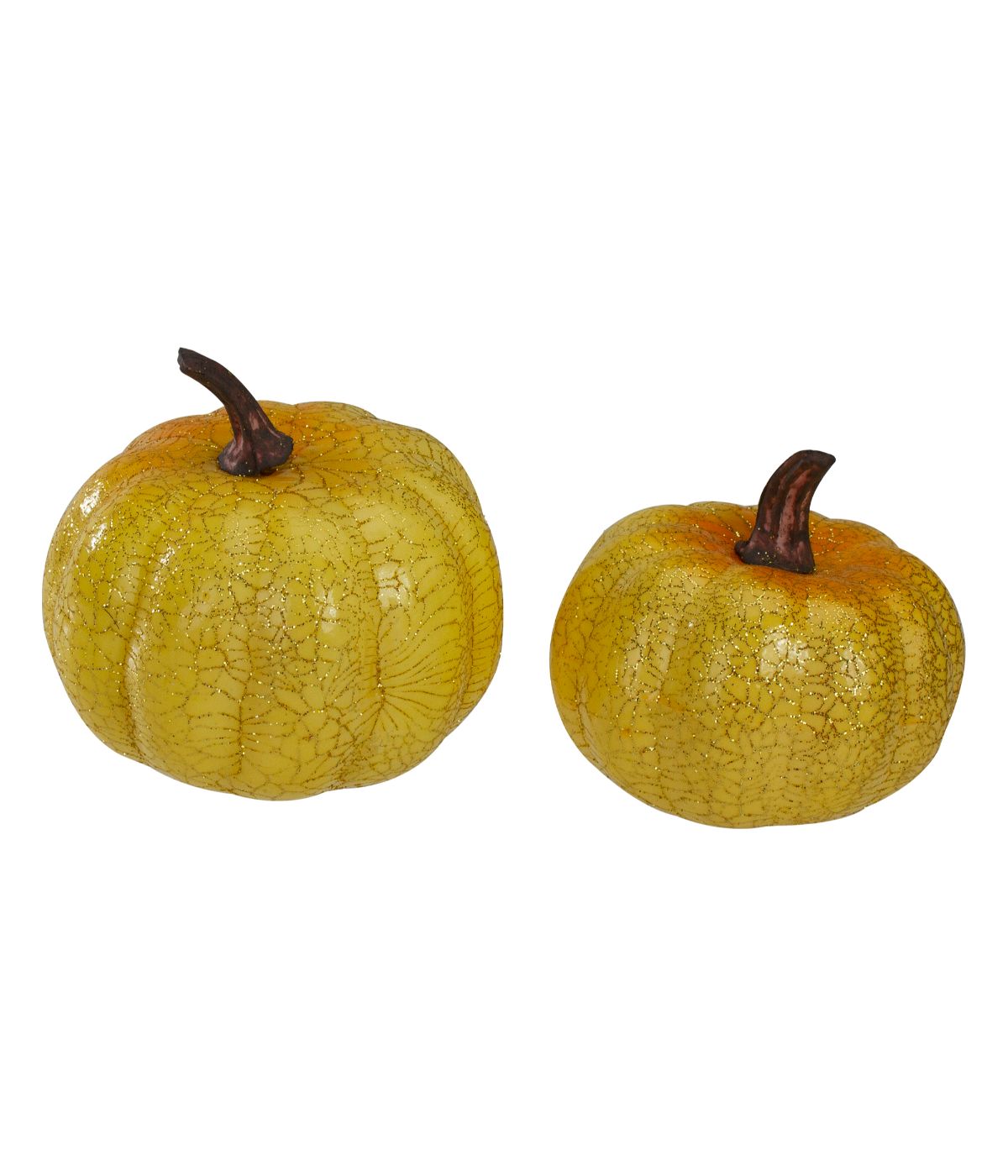  Artificial Fall Harvest Pumpkins Decorations Orange - Orange - Bonton