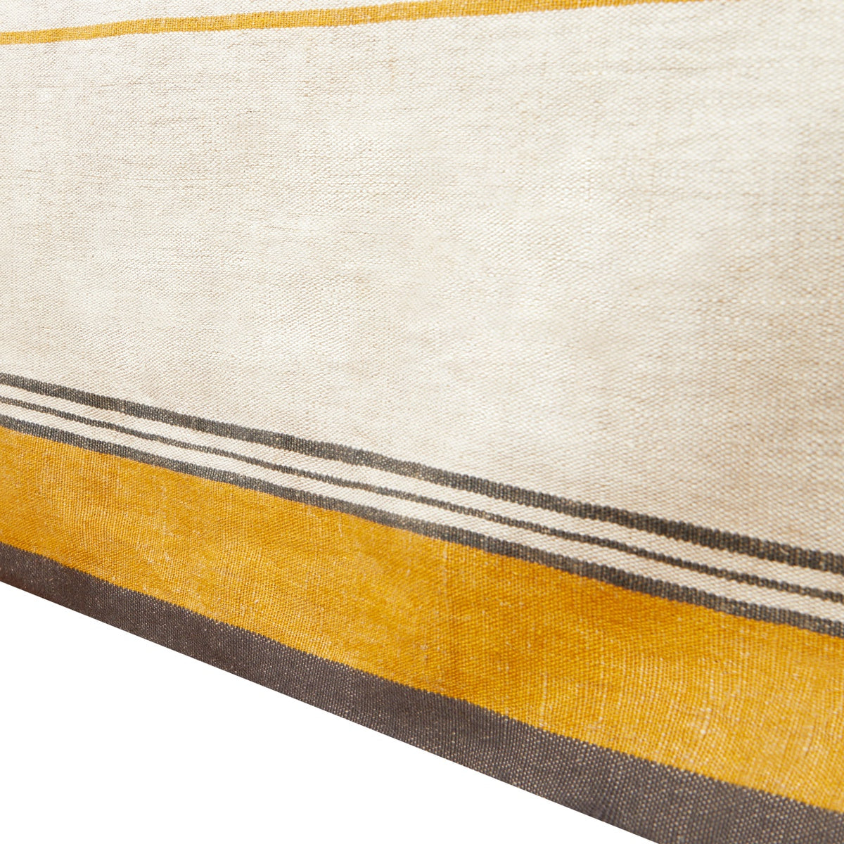  Caravan Eze Ivory & Mustard Tablecloth - 60x60 - Bonton