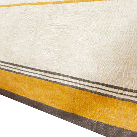 Eze Ivory & Mustard Tablecloth