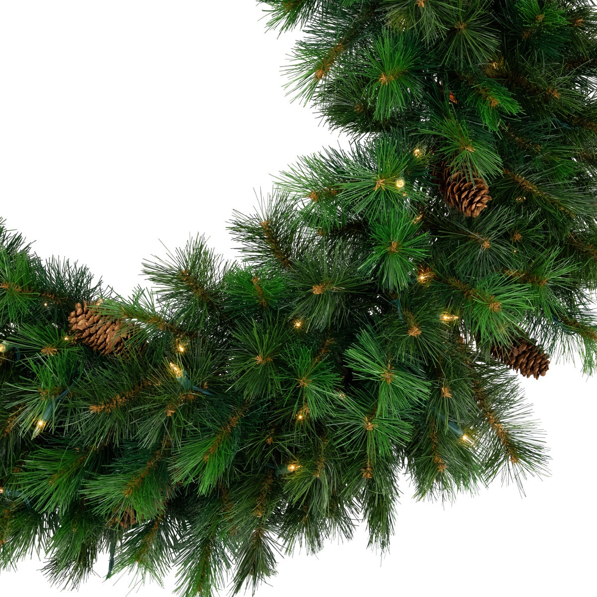  Northlight Pre-Lit Royal Oregon Pine Artificial Christmas Wreath - 48